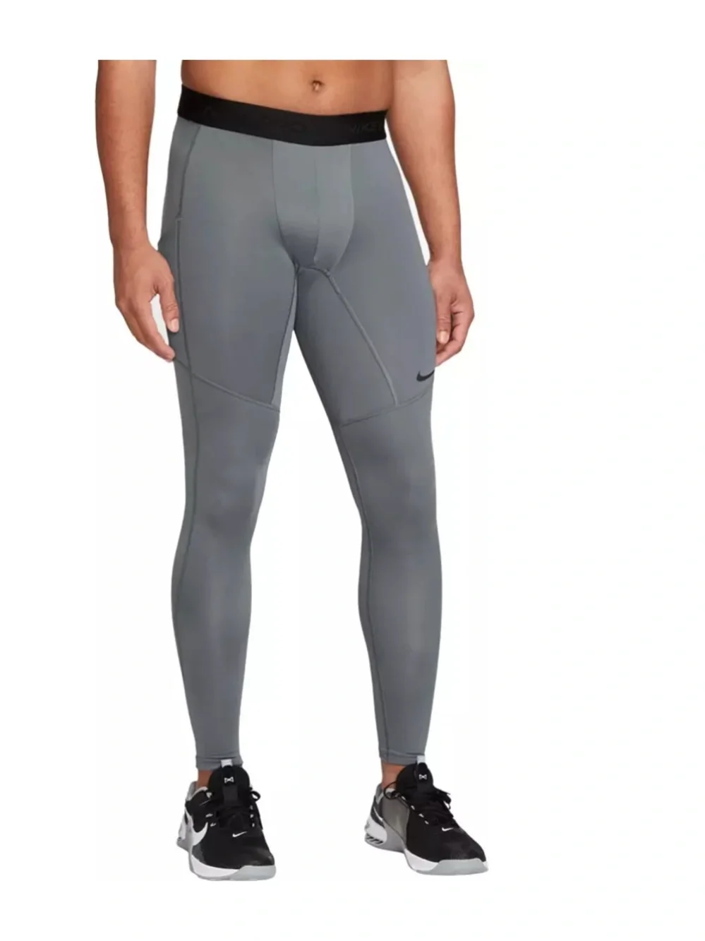 Nike Men's Gray Performance Compression Tights